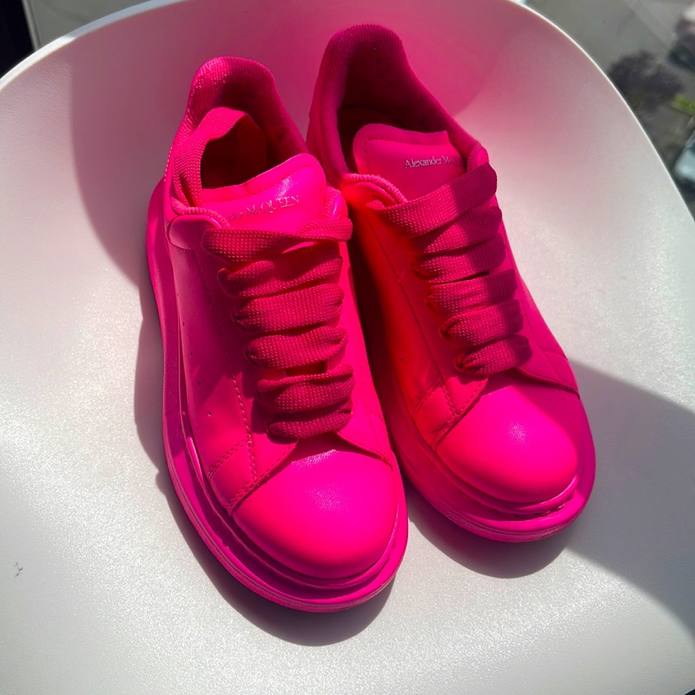 Hot pink Alexander MCQueens for sale